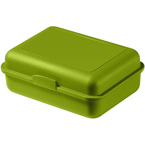 Vorratsdose 'School-Box' Groß , grasgrün, Kunststoff, 17,50cm x 6,80cm x 13,10cm (Länge x Höhe x Breite), Bild 1