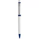 blanc/bleu foncé