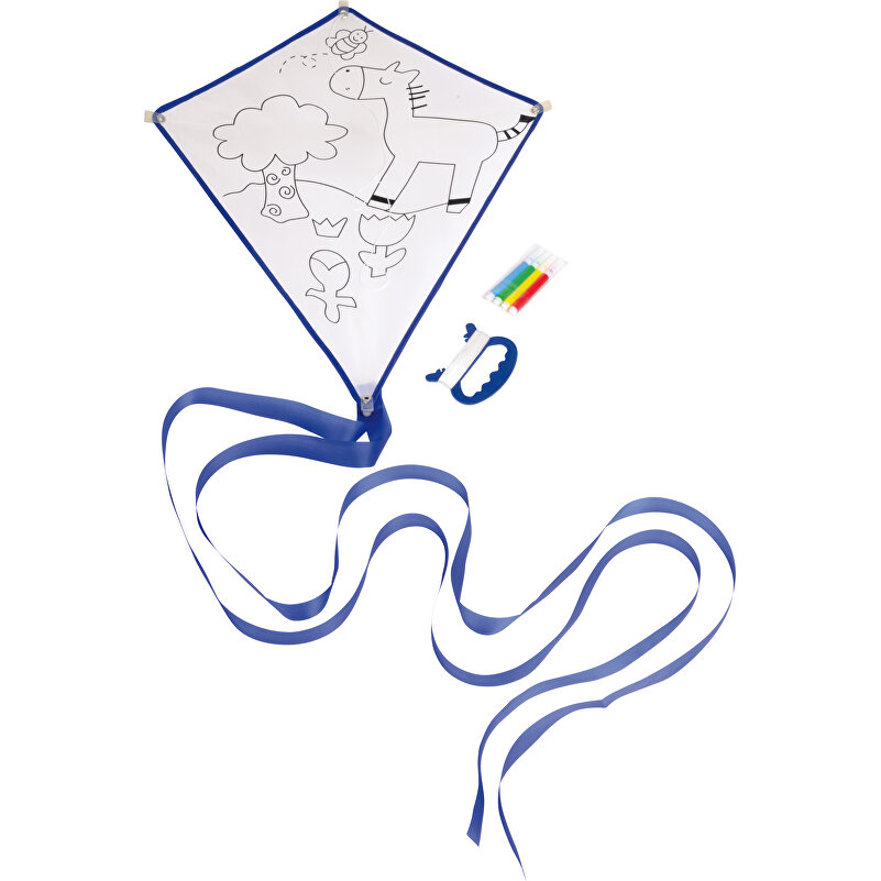 Cerf-volant à colorier pour enfant Tarifa - Goodies B2B - Cadoétik